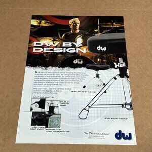 Josh Freese of A Perfect Circle - DW Hardware - 2004 Print Advertisement